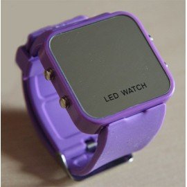 Led laikrodis (violetinis)